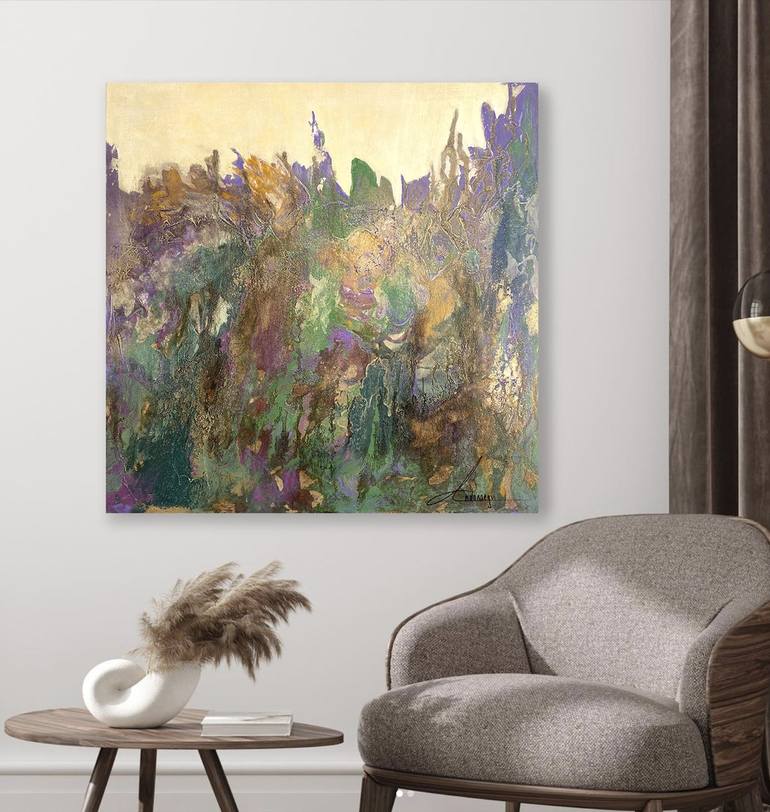 Original Abstract Painting by Cecilia Andonaegui