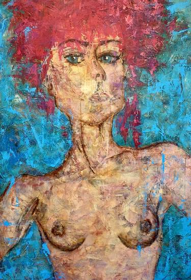 Original Expressionism Women Paintings by Cecilia Andonaegui