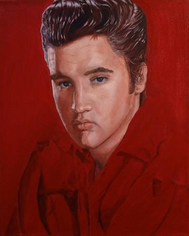 Elvis in red thumb