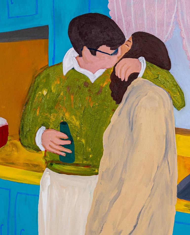 Original Contemporary People Painting by Kasia Frankowicz