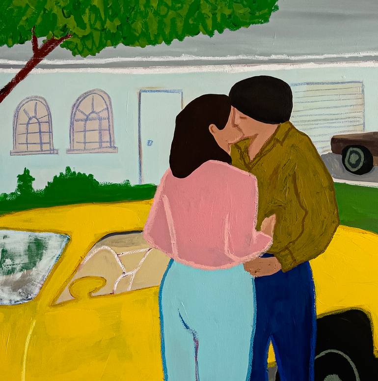 Original Contemporary People Painting by Kasia Frankowicz