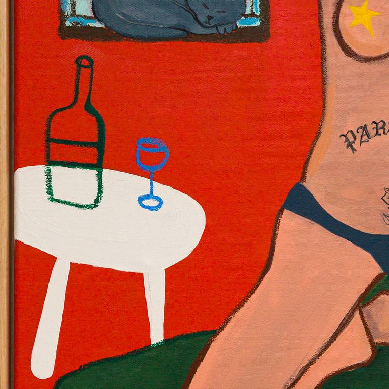 Original Street Art Women Painting by Kasia Frankowicz