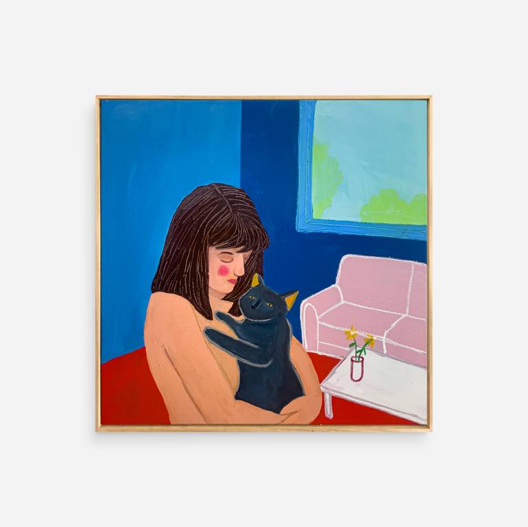 Original Contemporary People Painting by Kasia Frankowicz