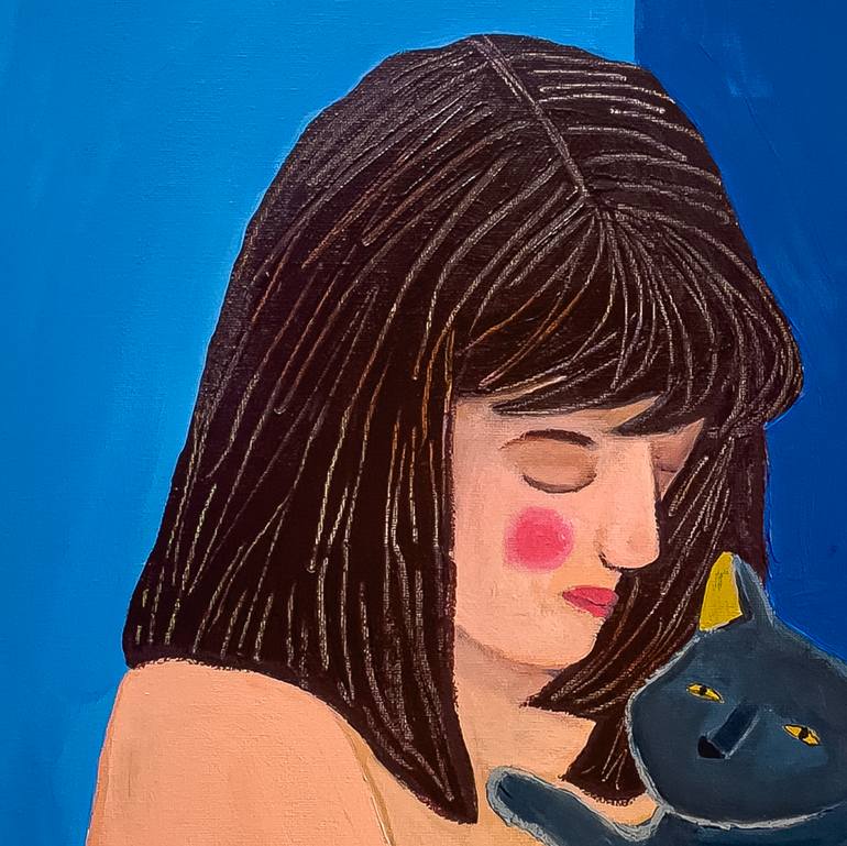 Original Contemporary People Painting by Kasia Frankowicz