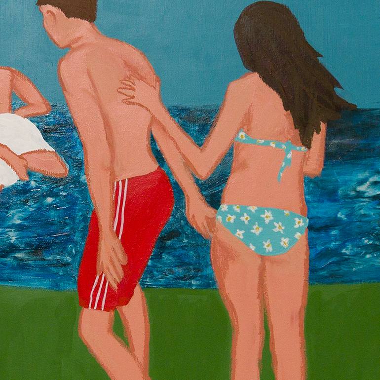 Original Figurative People Painting by Kasia Frankowicz