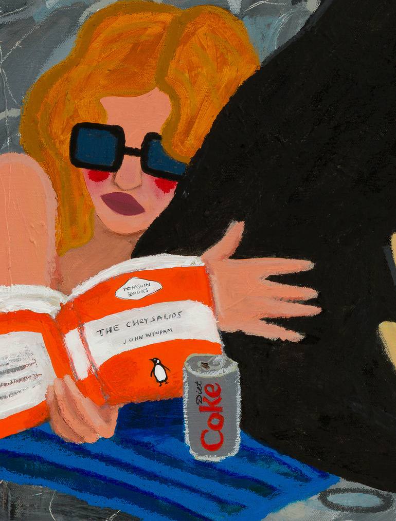 Original Street Art Women Painting by Kasia Frankowicz