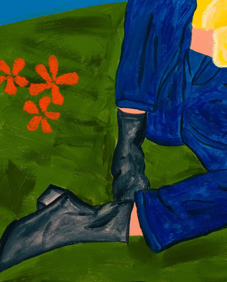 Original Figurative People Painting by Kasia Frankowicz