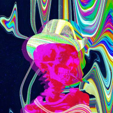 50cm x 50cm | The Other Avatars NFT Art Collection, Dead Space #1690 - Limited Edition of 5 thumb