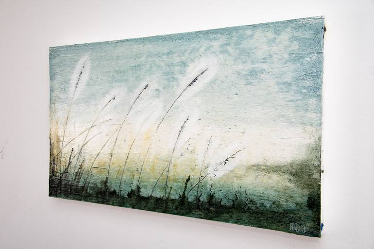 Original Abstract Landscape Painting by Lukas Fabisz