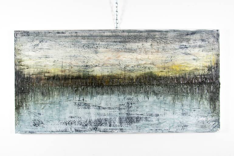 Original Abstract Landscape Painting by Lukas Fabisz