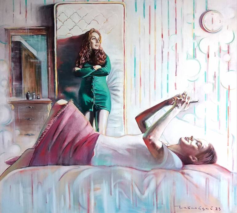Original Contemporary People Paintings by Anatoli Labkouski