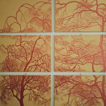 Print of Tree Paintings by Ottavia Cavazzana