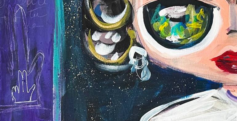 Original Contemporary Abstract Painting by Karine Giffoni