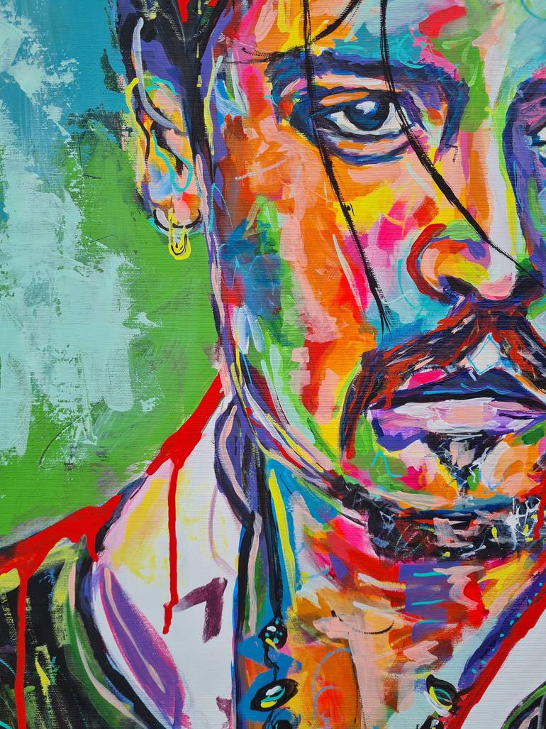 Original Abstract Expressionism Abstract Painting by Karine Giffoni