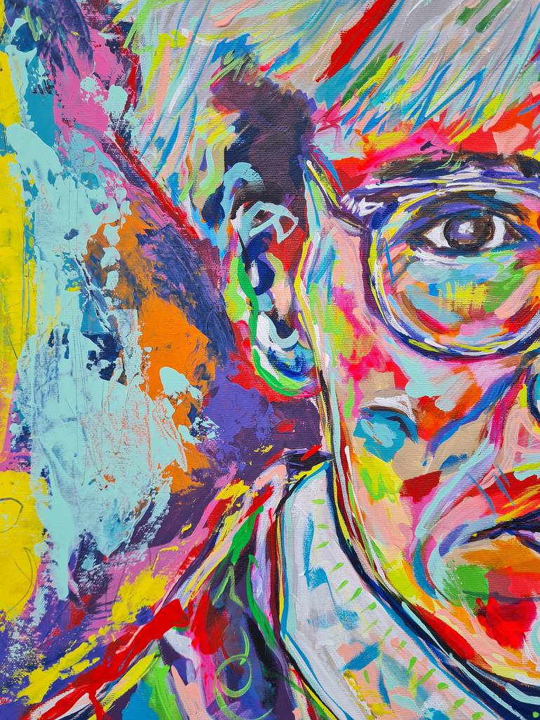 Original Abstract Expressionism Abstract Painting by Karine Giffoni