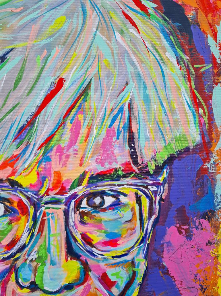 Original Abstract Expressionism Abstract Painting by Karine Giffoni