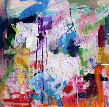 Original Abstract Expressionism Abstract Paintings by KARINE GIFFONI