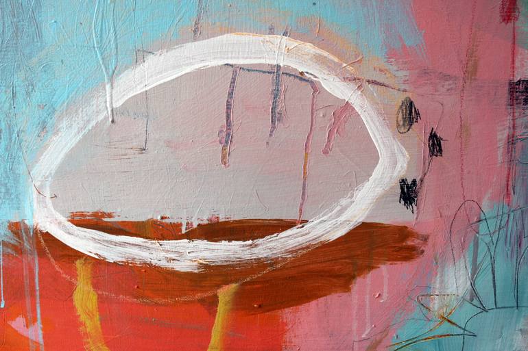 Original Abstract Expressionism Abstract Painting by Karine Giffoni