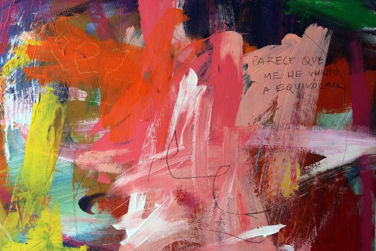 Original Abstract Expressionism Abstract Painting by Karine Giffoni