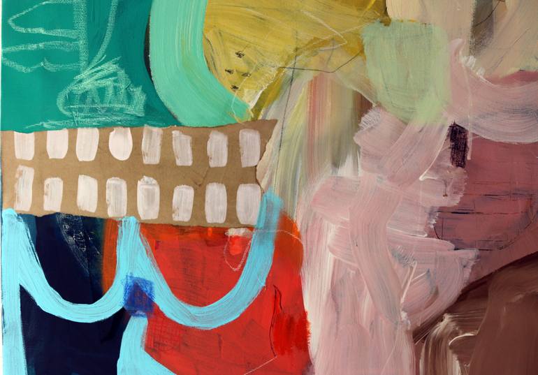 Original Abstract Expressionism Abstract Painting by Karine Giffoni