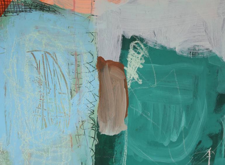 Original Abstract Expressionism Abstract Painting by Karine Giffoni