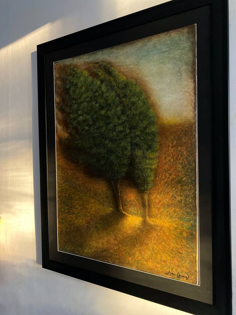 Original Tree Mixed Media by ket bubunauri