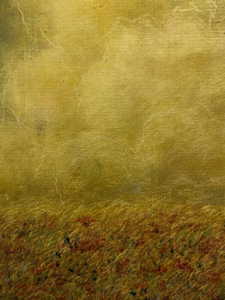 Original Impressionism Landscape Mixed Media by ket bubunauri