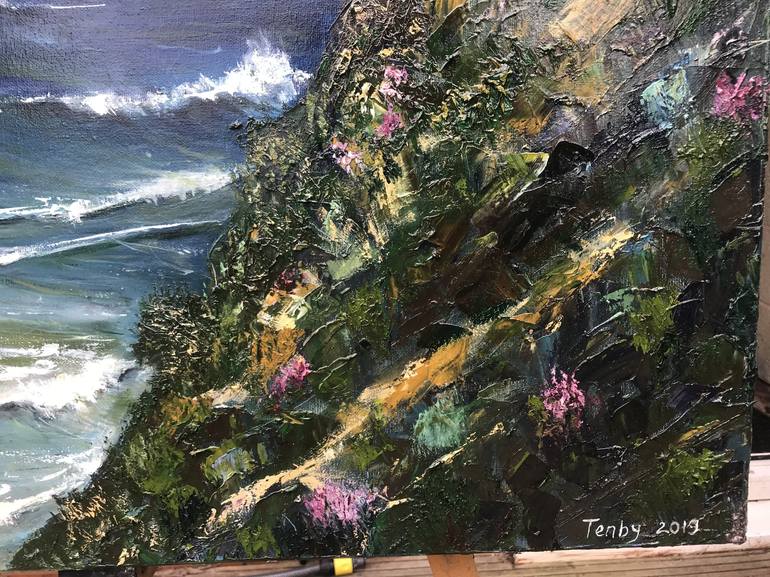 Original Seascape Painting by Lana Pavlova