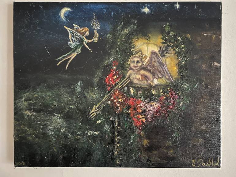 Original Expressionism Classical mythology Painting by Lana Pavlova