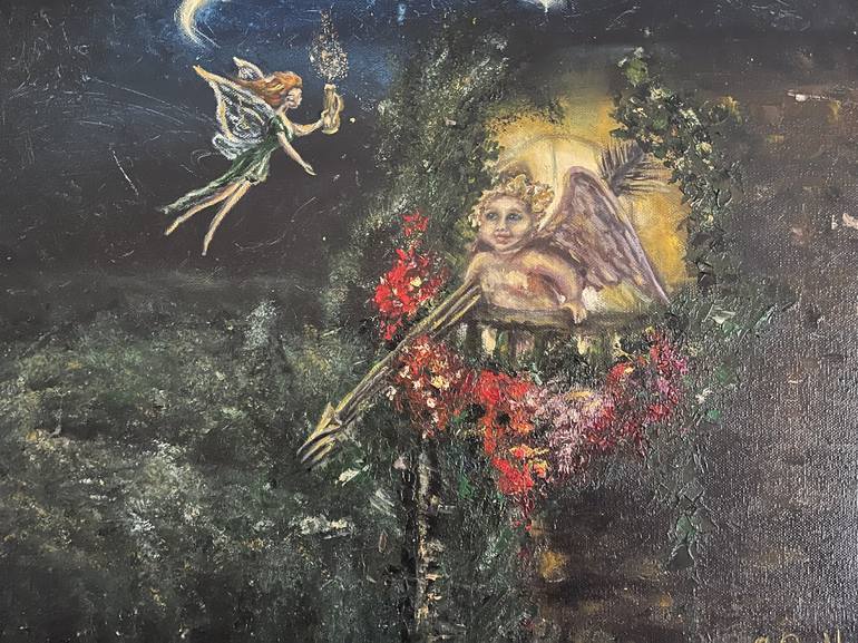 Original Classical mythology Painting by Lana Pavlova