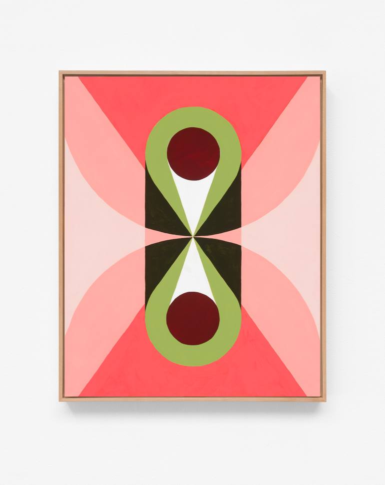 Original Bauhaus Abstract Painting by Allison Rietta