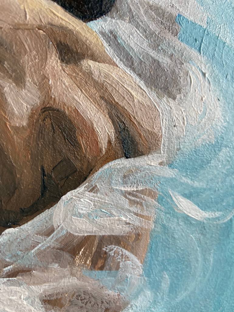 Original Conceptual Nude Painting by Viktoria Rozhak