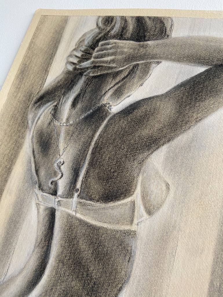 Original Figurative Erotic Drawing by Viktoria Rozhak