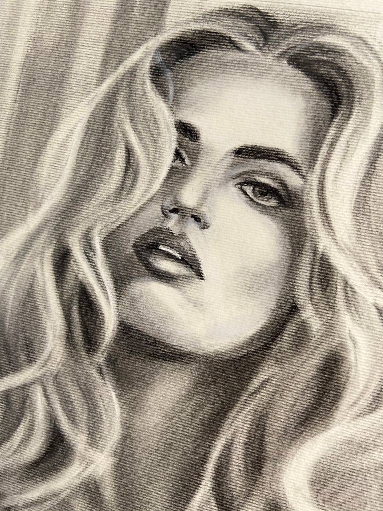 Original Modernism Erotic Drawing by Viktoria Rozhak