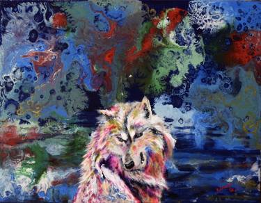 Original Abstract Animal Paintings by kemono gallery