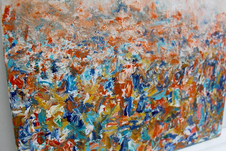 Original Abstract Expressionism Abstract Painting by Annie Rios