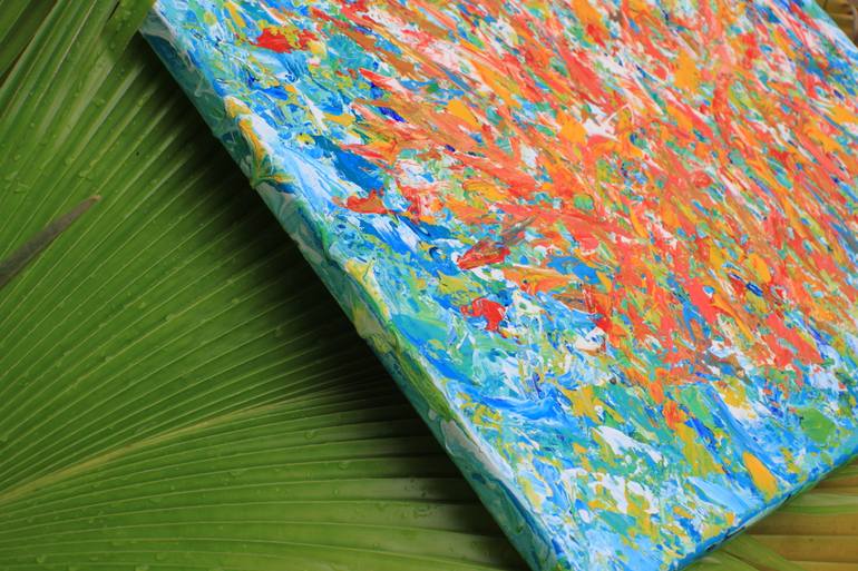 Original Abstract Expressionism Abstract Painting by Annie Rios