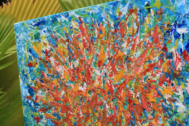 Original Abstract Expressionism Abstract Painting by Annie Rios