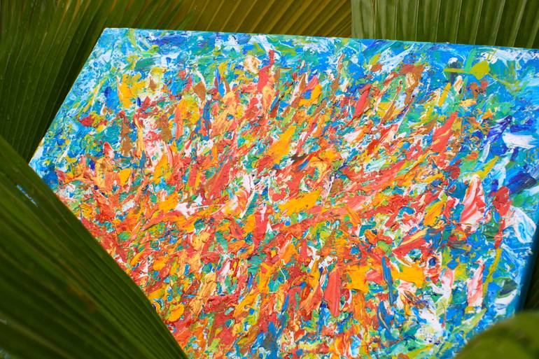Original Abstract Expressionism Abstract Painting by Annie Rios