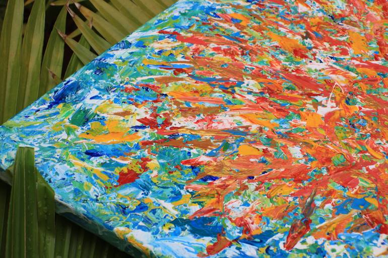 Original Abstract Expressionism Abstract Painting by Annie Rios