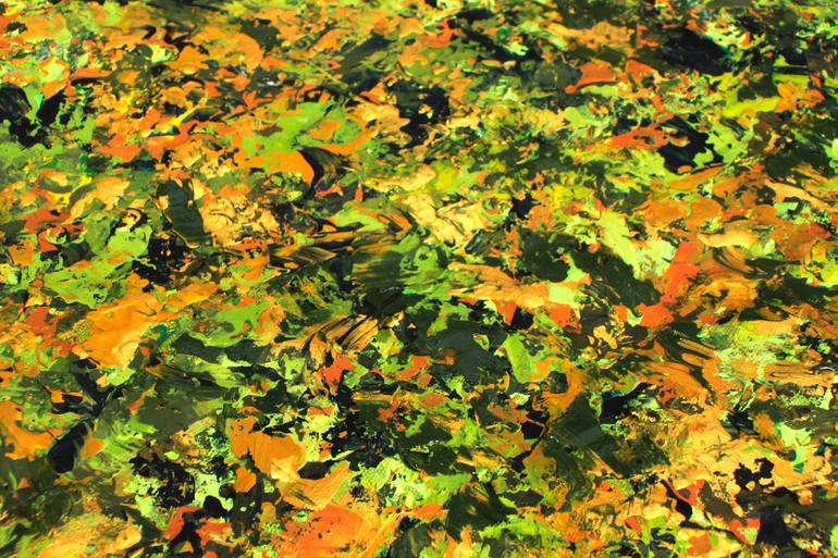Original Abstract Expressionism Abstract Painting by Annie Rios