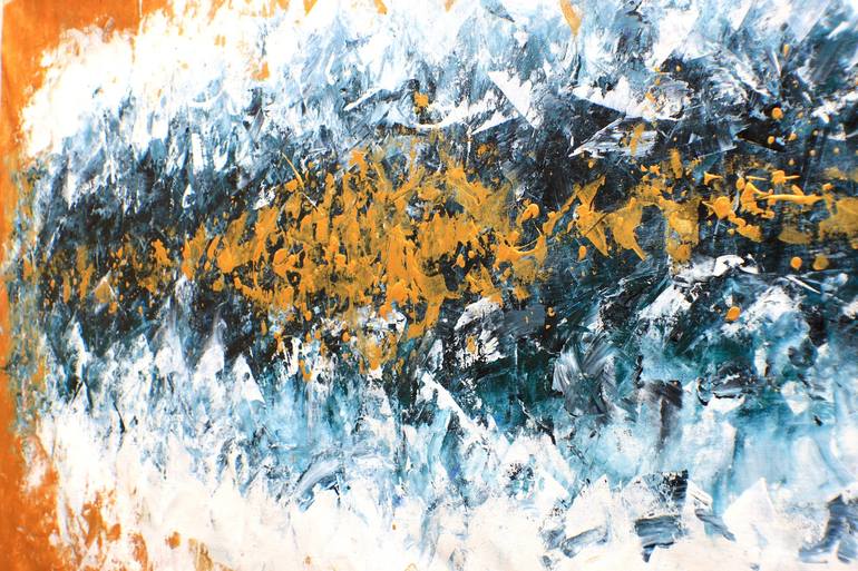 Original Abstract Expressionism Abstract Painting by Annie Rios