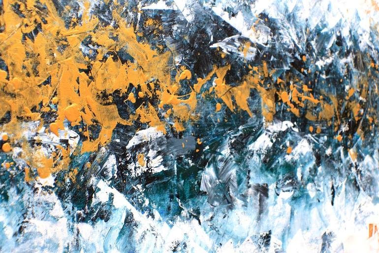 Original Abstract Expressionism Abstract Painting by Annie Rios