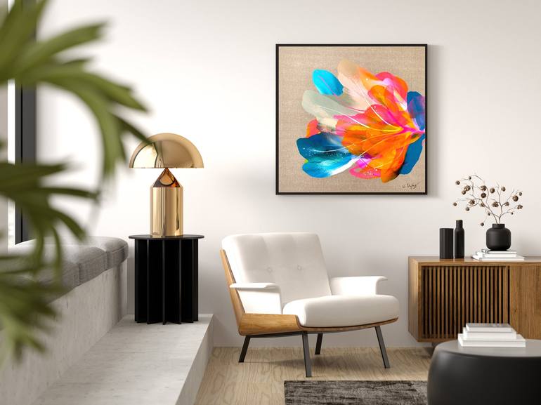 Original Abstract Expressionism Abstract Painting by Weronika Dylag
