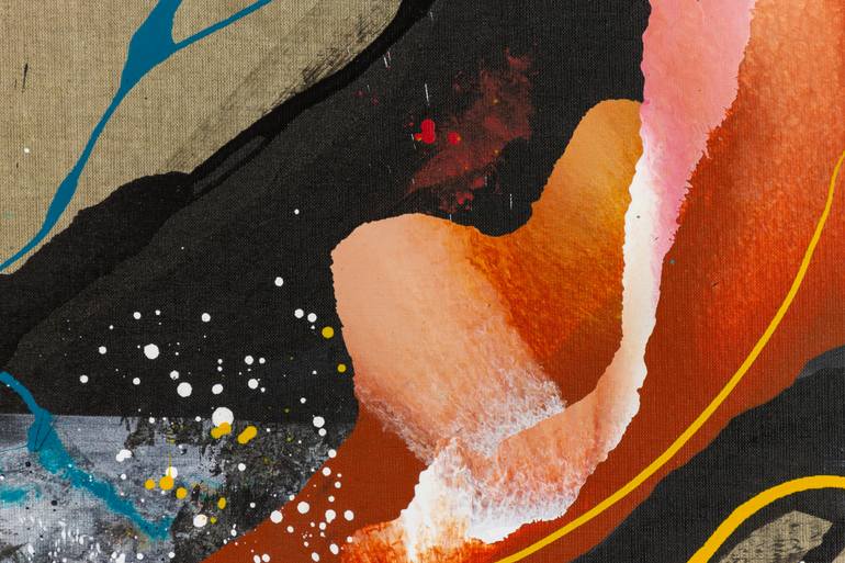 Original Abstract Expressionism Abstract Painting by Weronika Dylag