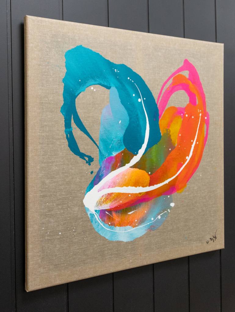 Original 3d Sculpture Abstract Painting by Weronika Dylag