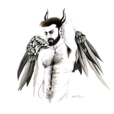 Lucifer Painting By Roberto Funai Saatchi Art