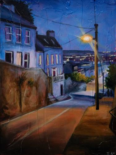 Original Contemporary Cities Painting by Ti-An Demartines