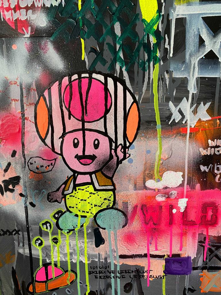 Original Figurative Cartoon Painting by Marvin Wagner