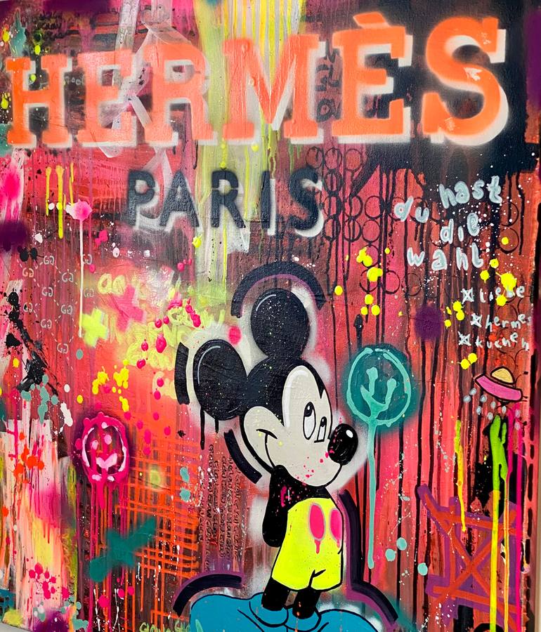 Original Abstract Cartoon Painting by Marvin Wagner
